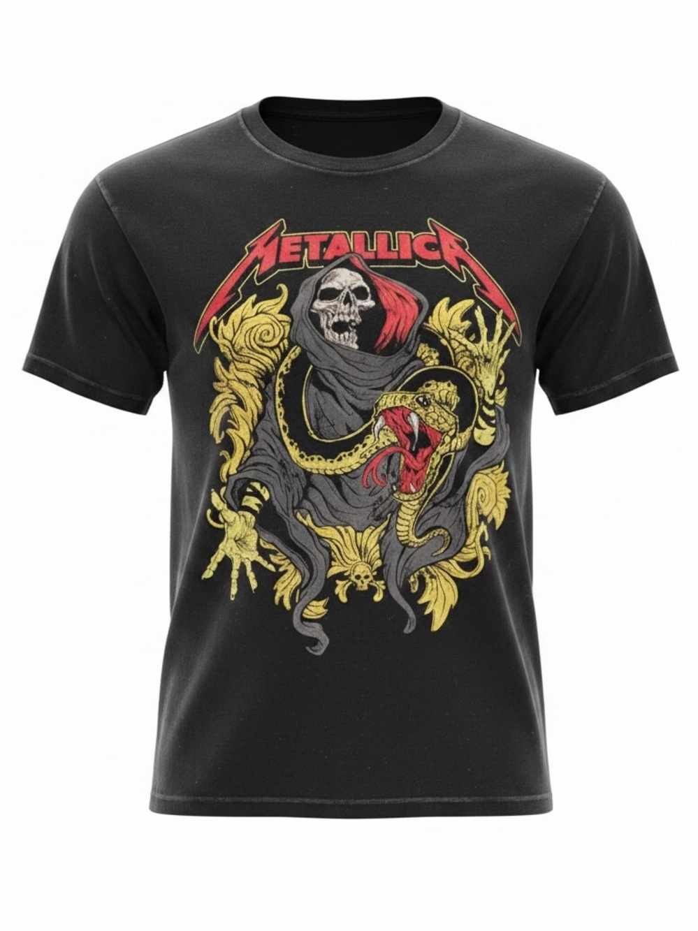 Metallica band tee Tour merch shirt grunge metal 90s Y2K vintage style large - Picture 1 of 6
